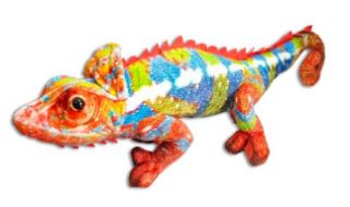 Obrázek z Chameleon červený plyš 45cm (150) 